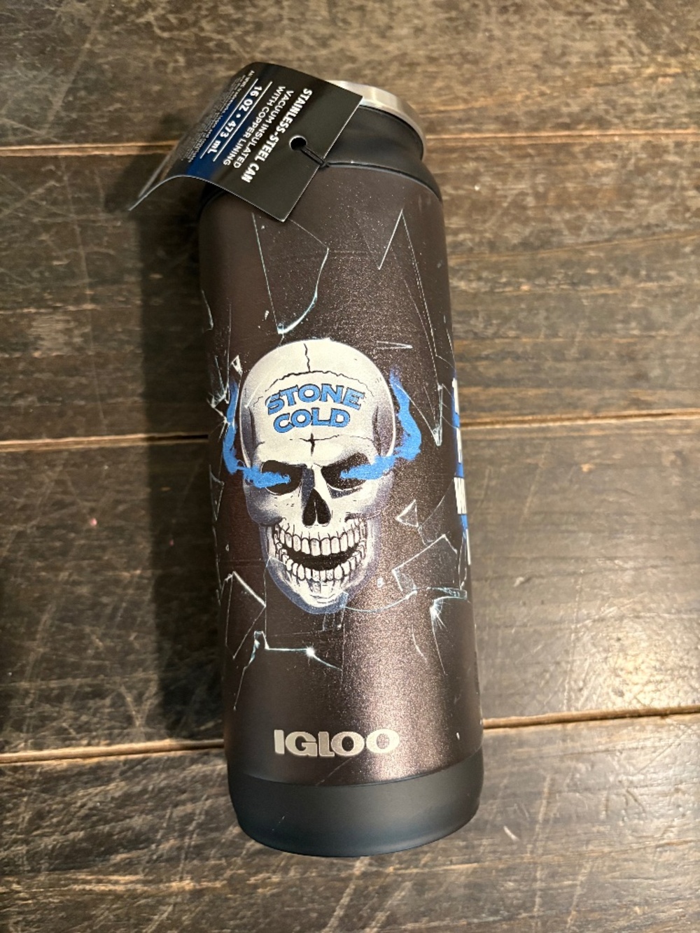 Igloo WWE “Stone Cold” Steve Austin 16oz Can Cooler Limited Edition NWT